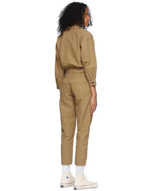 Citizens of Humanity Willa Utility Jumpsuit in Brown Lyst Canada