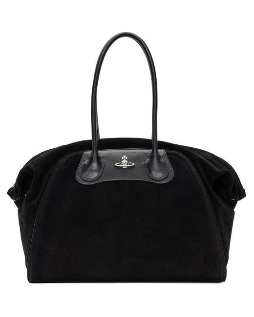 Vivienne Westwood Black Shirley Holdall Bag for men