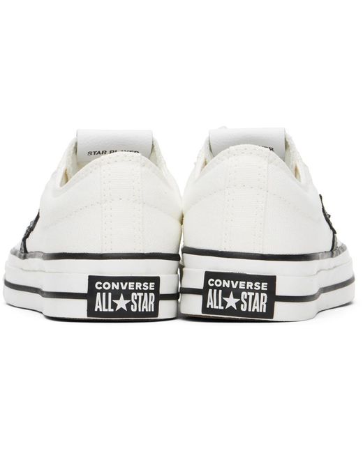 Converse Black Off-white Star Player 76 Sneakers for men