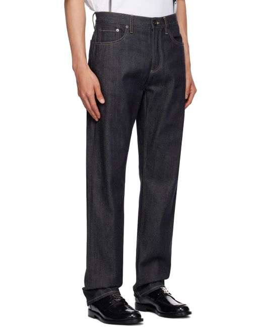 Burberry Black Straight-fit Jeans for men