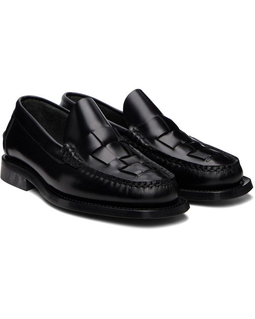 Hereu Black Nombela Loafers for men