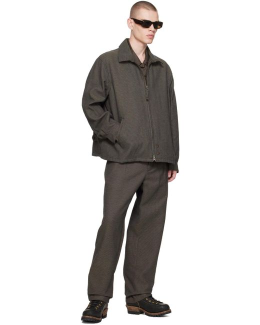 Enginee garments pantalon carlyle brun Engineered Garments pour homme en coloris Black