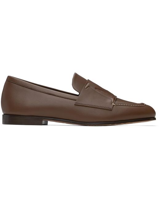 Max Mara Black Brown Lize Loafers