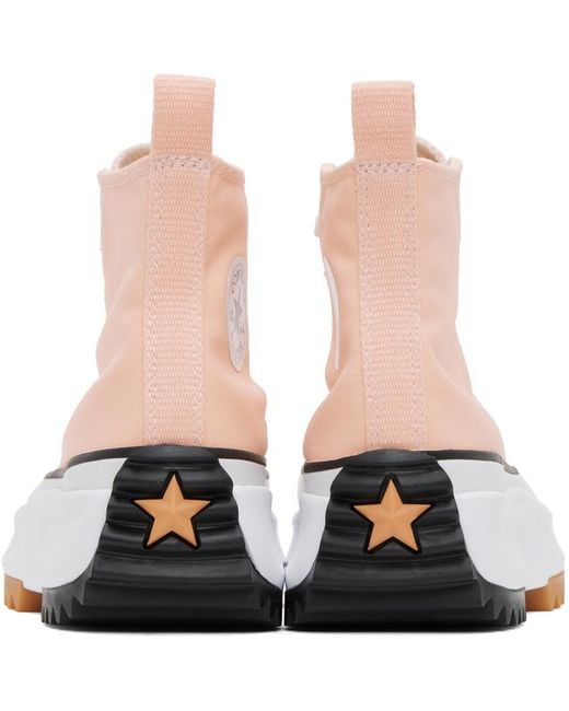 Baskets run star hike roses Converse en coloris Black