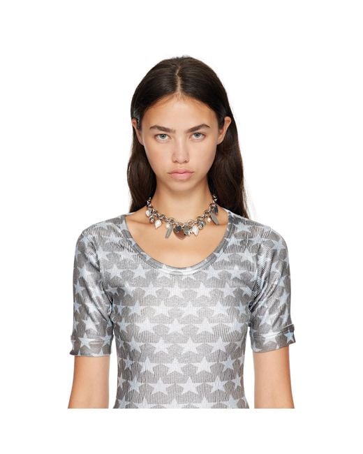 Justine Clenquet Metallic Britt Necklace