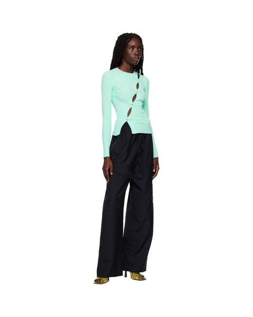 Paris Georgia Green Ssense Exclusive Lola Long Sleeve T-Shirt