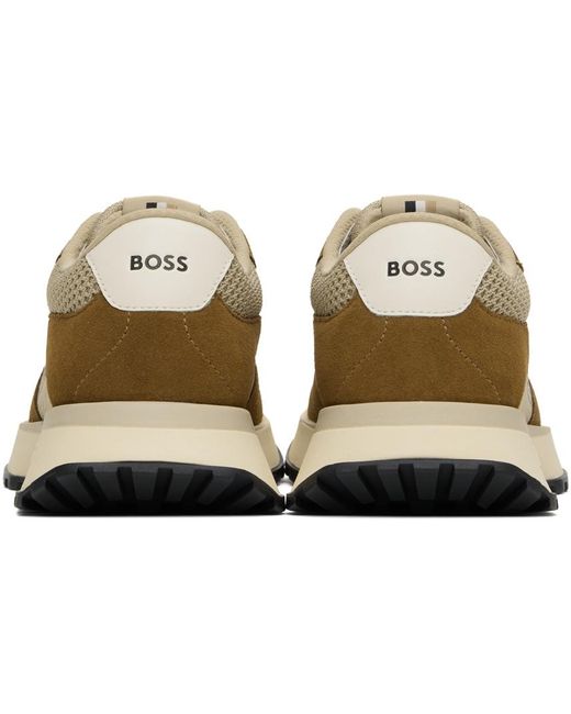 Boss Black Mixed Material Sneakers for men