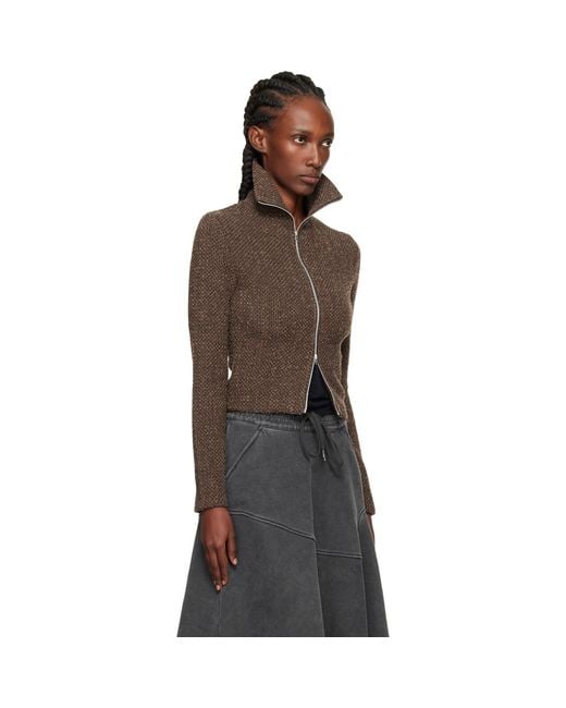 Our Legacy Black Slim Zip Long Sleeve Jacket