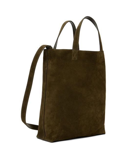 A.P.C. Green Khaki Cabas Maiko Medium Tote for men