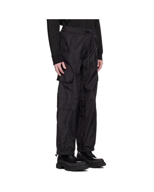 RTA Black Orion Cargo Pants for men