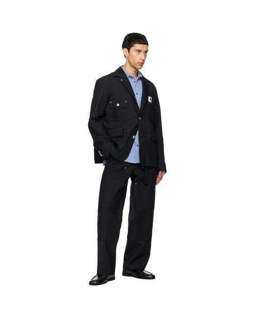 メンズ Sacai ブラック Carhartt Wipエディション Suiting & Duck