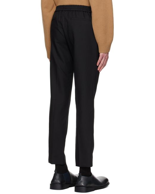 Harmony Black Paolo Trousers for men
