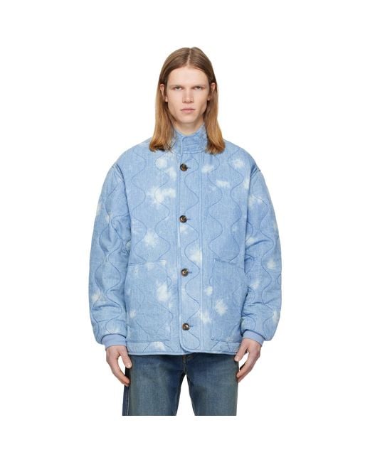 Isabel Marant Blue Taeliss Coat for men