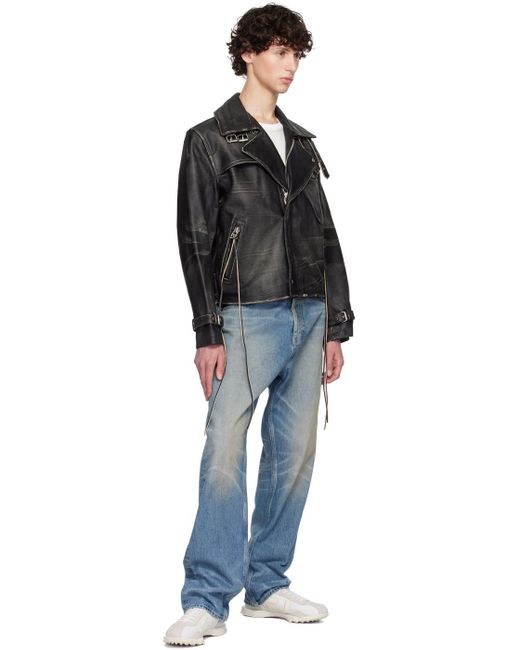 Eytys Achilles Leather Jacket in Black for Men | Lyst