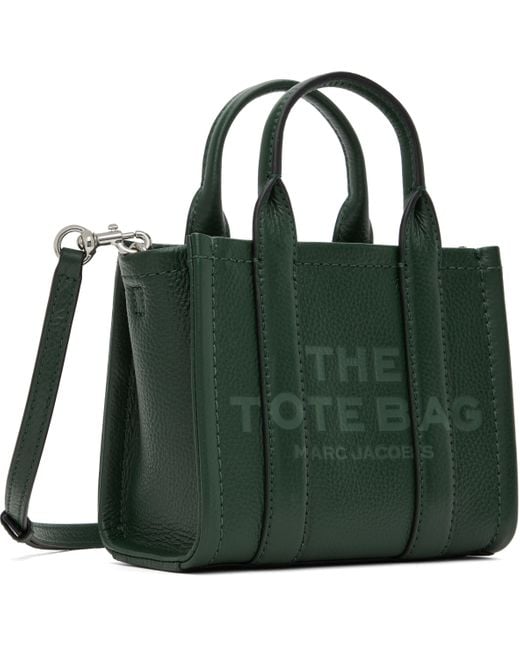 Marc Jacobs Green Khaki 'The Leather Crossbody' Tote