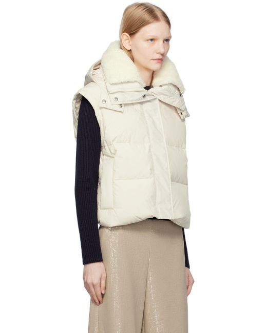 belted down vest