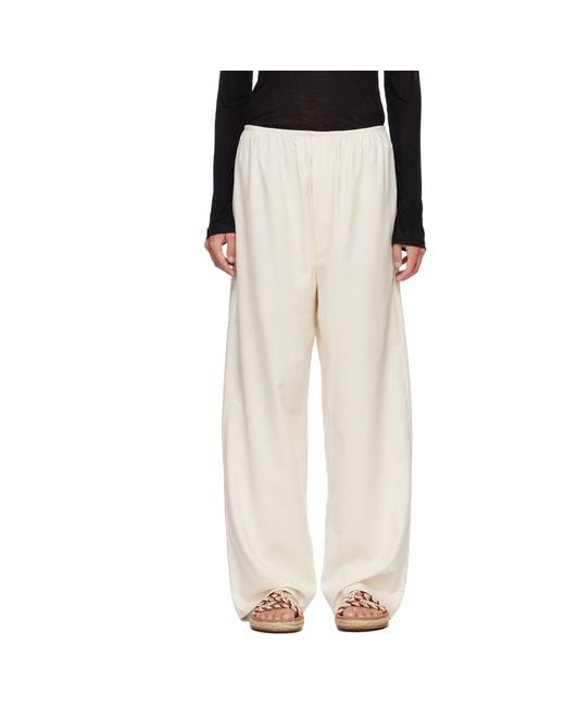 Baserange Natural Off- Stoa Lounge Pants