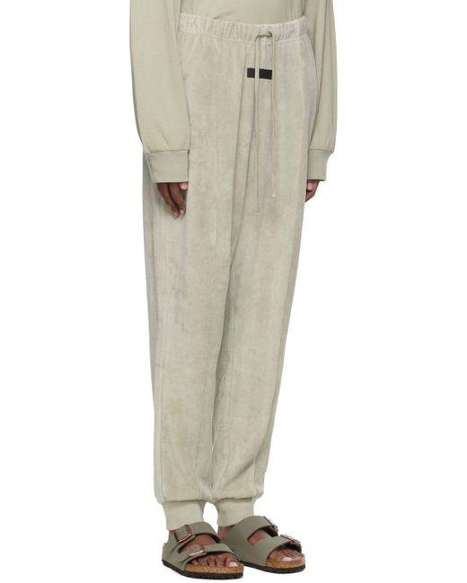 Fear Of God Natural Velour Lounge Pants