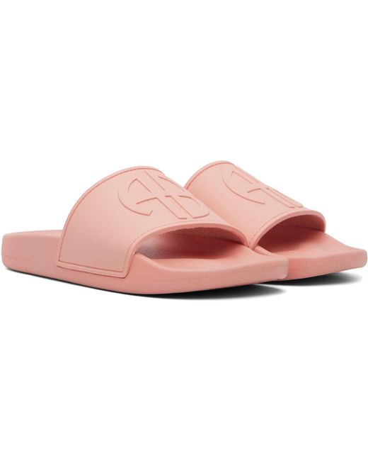 Anine Bing Pink Isla Slides
