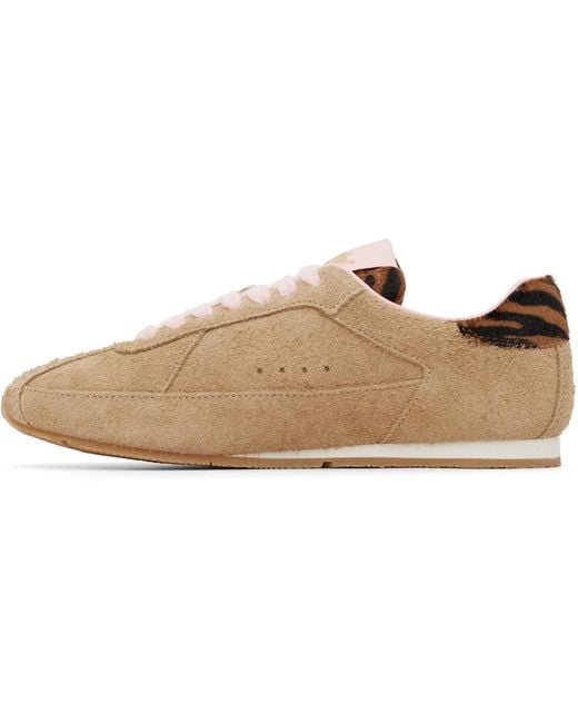 Amiri Black Zebra Pacific Flat Sneakers