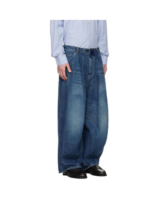 Needles Blue H.D. Jeans for men