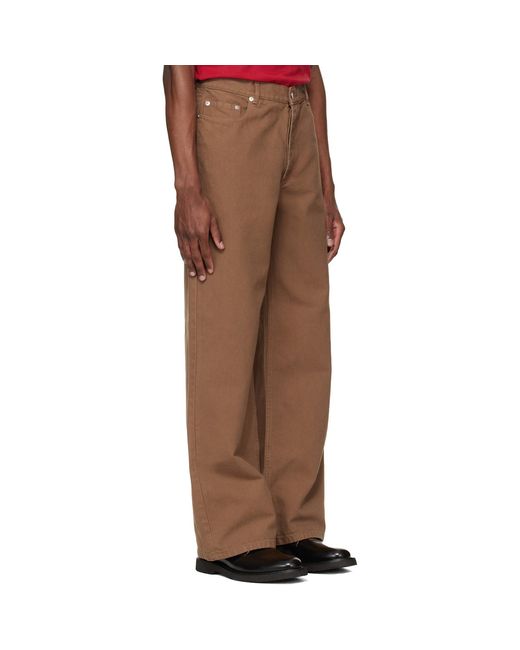 A.P.C. Brown Aaron Jeans for men