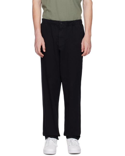Norse Projects Black Ezra Trousers for men