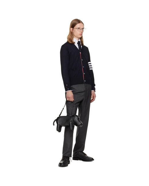 Thom Browne Blue Twill Classic Tie for men