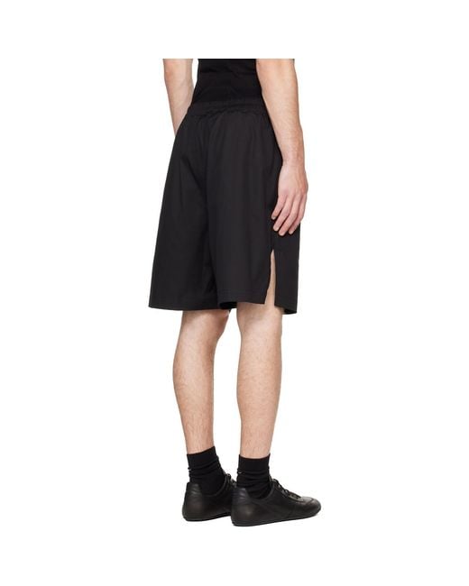 Rick Owens Black Tower Boxers Shorts for men
