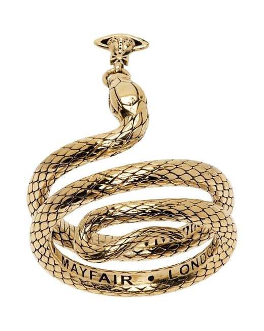Vivienne Westwood Metallic Albane Ring for men