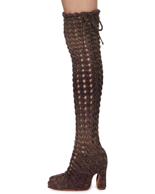 Isa Boulder Black Ssense Exclusive Spiralcable Tall Boots