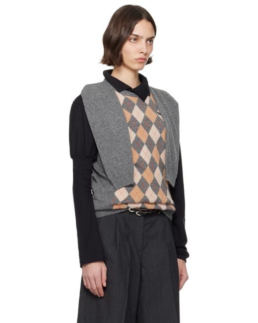 HODAKOVA Knitted Sleeve ベスト Black