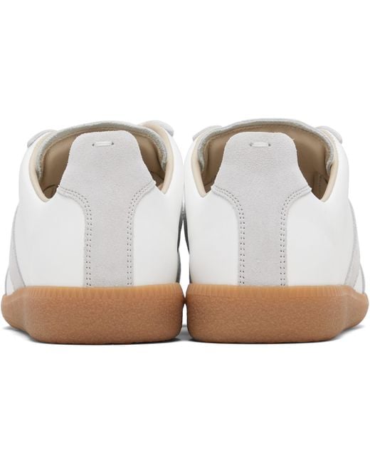 Maison Margiela White Replica Sneakers