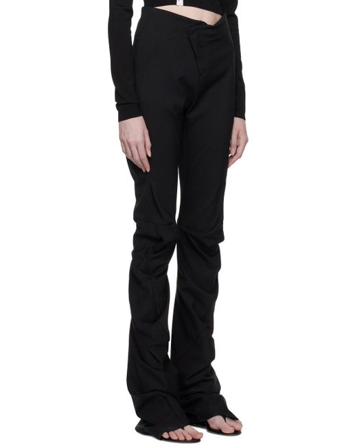 OTTOLINGER Black Drape Suit Trousers