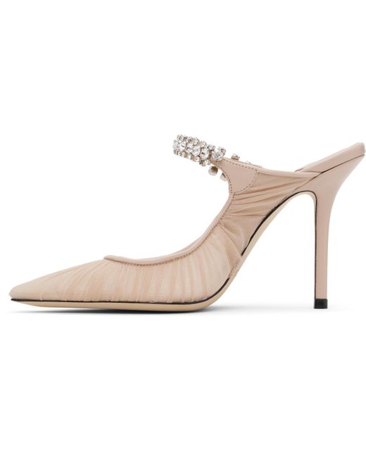 Jimmy Choo Black Ssense Exclusive Bing 100 Mules