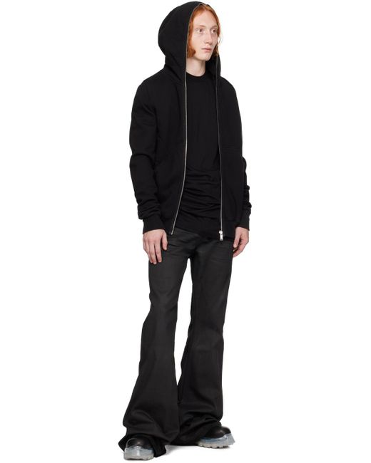 Pull À Capuche Gimp Noir En Coton Rick Owens pour homme en coloris Black
