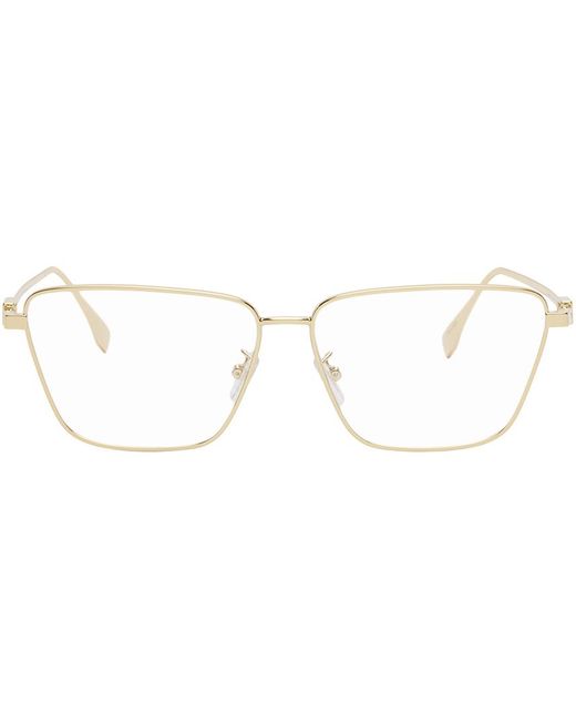 Fendi Black Gold Baguette Glasses
