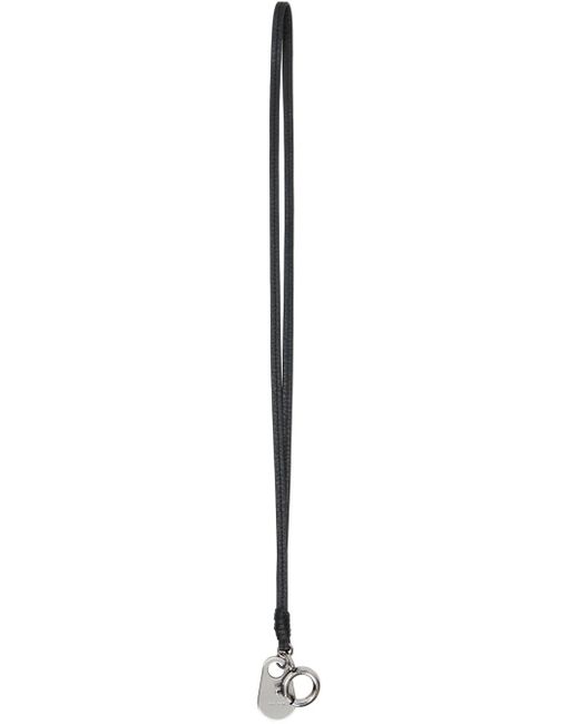 The Row Key Charm Keychain in Black for Men | Lyst UK
