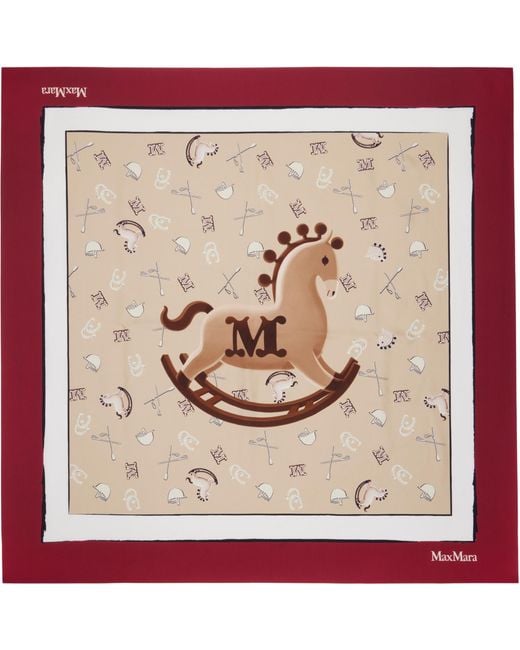 Max Mara Natural Silk Scarf
