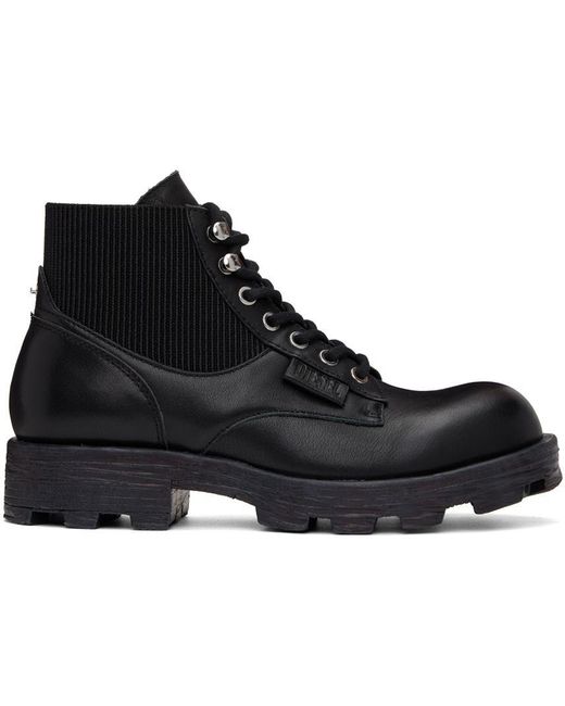 DIESEL Black D hammer Boots For Men Lyst diesel-black-d-hammer-boots-for-men-lyst