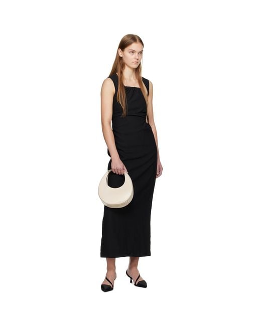 Wynn Hamlyn Black Ella Midi Dress