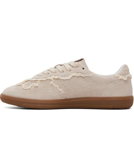 Alohas White Tb.490 Crochet Leather Sneakers