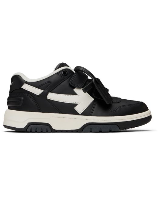 Off-White c/o Virgil Abloh キッズ｜ブラック＆ホワイト Out Of Office ストラップ スニーカー Black