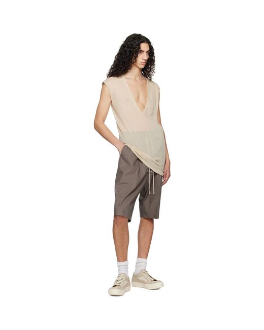 Rick Owens Black Off- Temple Dylan T-Shirt for men