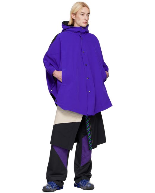 Asics Purple Novalis Heveanoid Cape Reversible Jacket for men