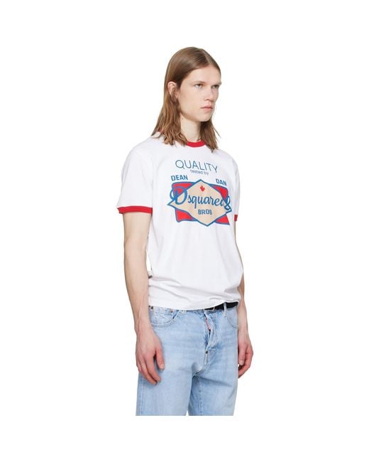 DSquared² Black D2 Daywear New Cool Fit T-Shirt for men