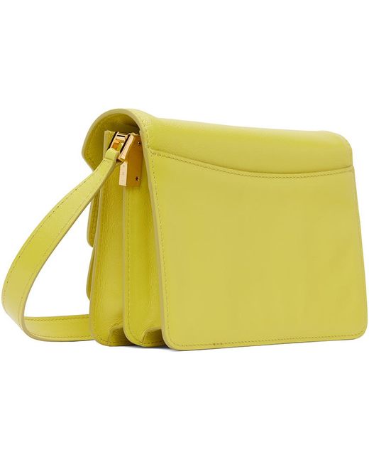Marni Yellow Green Medium Trunk Bag