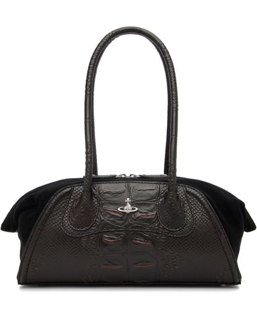Vivienne Westwood Black Shirley Small Holdall Bag