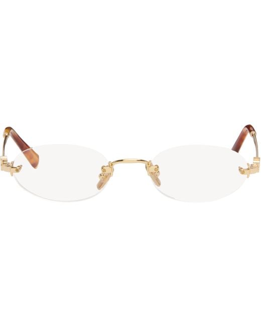 Miu Miu Black 'Miu Miu' Logo Glasses