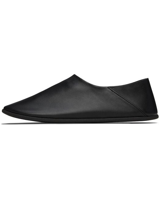Christen Black Big Bootie Mule Loafers